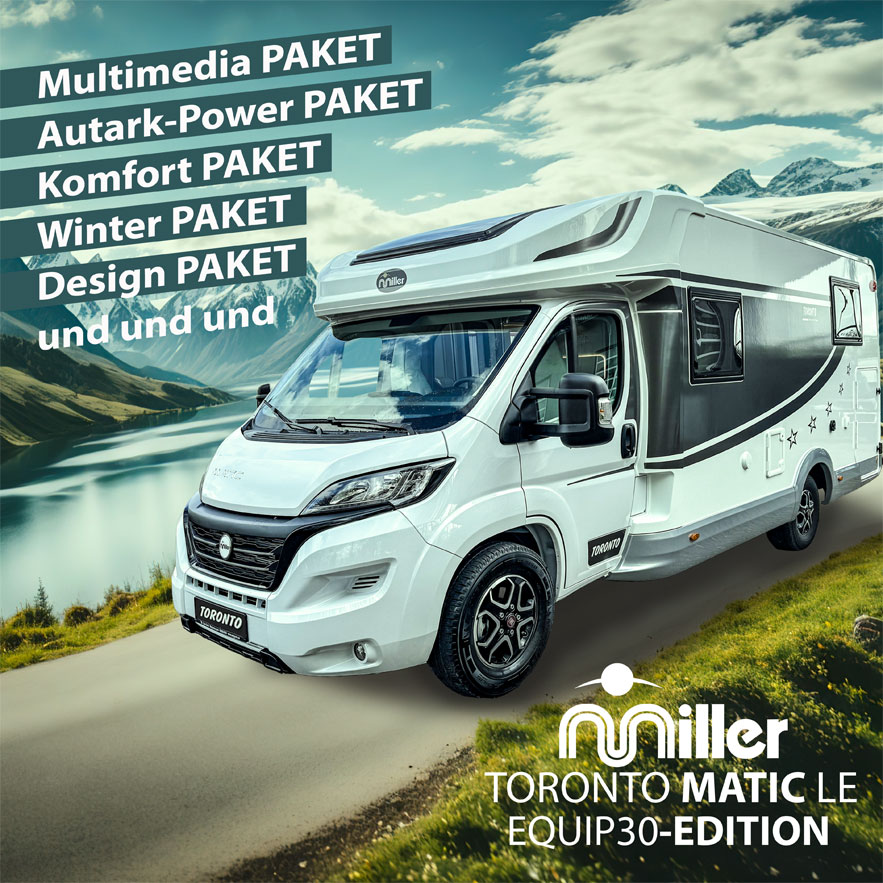 Wohnmobil Reisemobil Miller Toronto LE Matic Aktion Preisvorteil